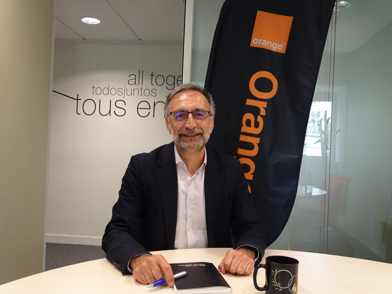 Cyprien Mateos, nouveau directeur Bourgogne Franche-Comté d’Orange, entend relever trois défis majeurs : finaliser le déploiement de la fibre, installer la 5G et engager les acteurs économiques dans la cybersécurité. (© Aletheia Press / N. Hubert)