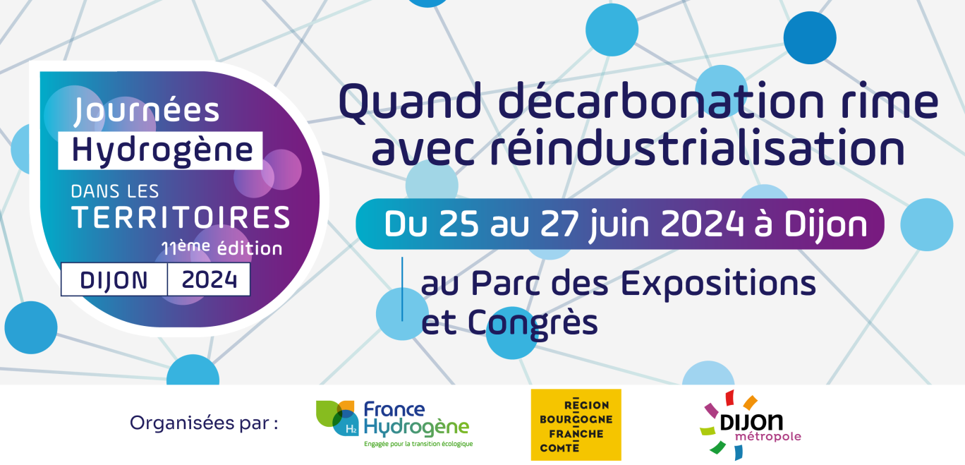 Dijon accueille la 11e édition des "Journées Hydrogène dans les Territoires"