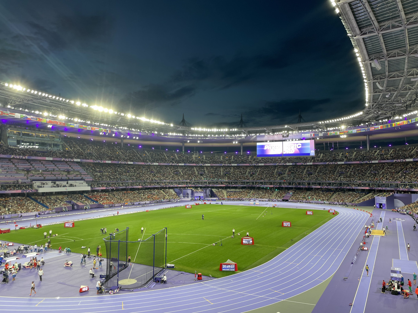 Les épreuves de para-athlétisme au Stade de France, le 6 septembre