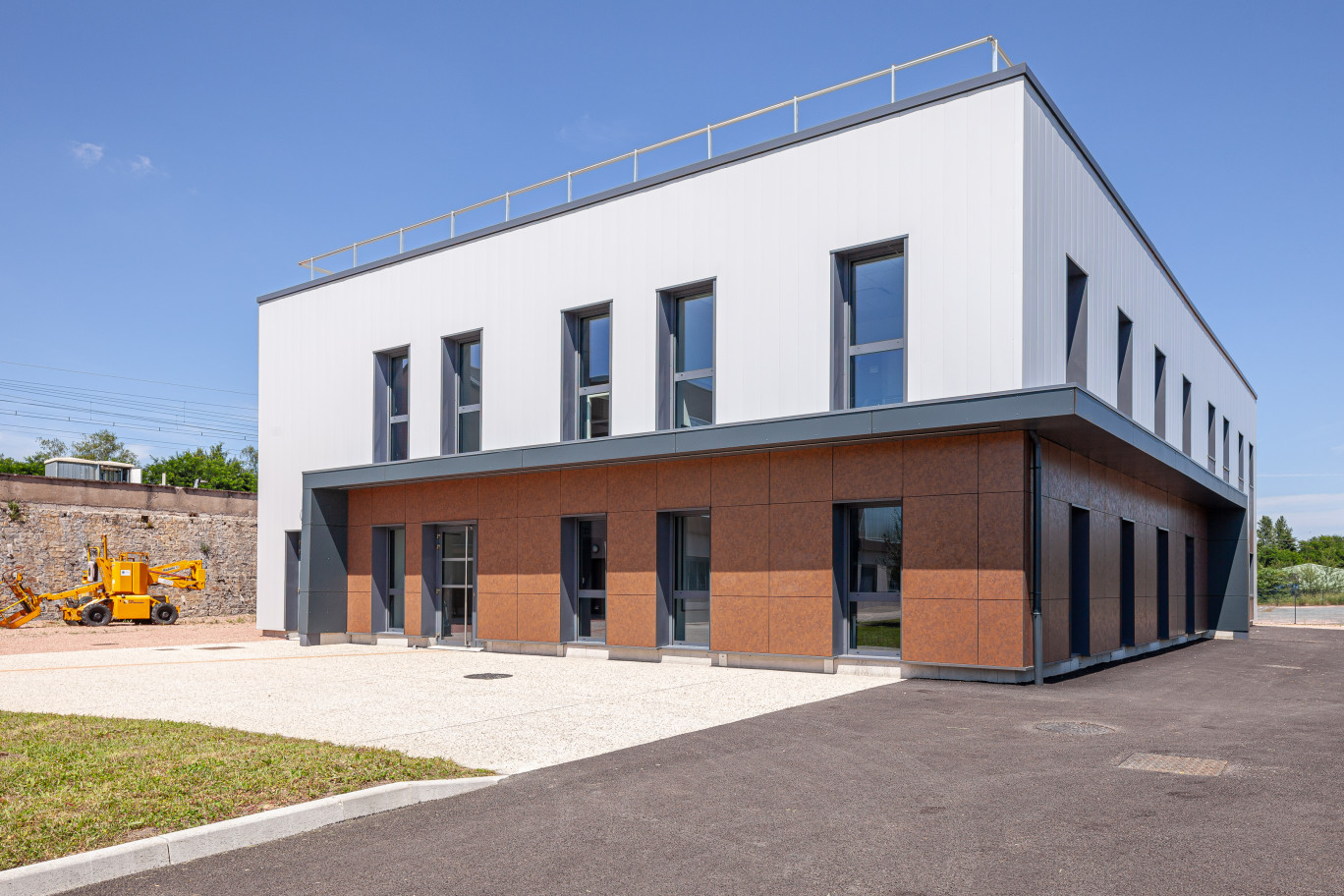 Le nouveau bâtiment de Mecateam abrite des salles de formations ainsi qu’un espace de coworking pour encourager l’innovation. (@Xavier Spertini)